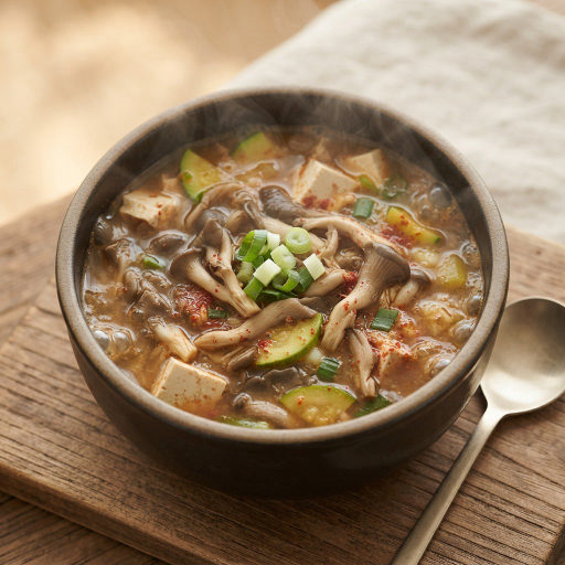 느타리버섯 된장찌개